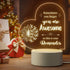 1st anniversary Gift for Women - Acrylic Night Light